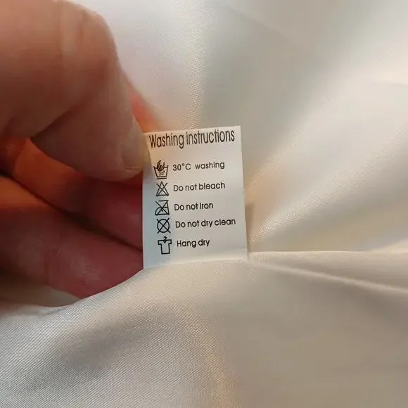 Blingor White Midi Coat with black bows L NOS fitted anime style - Picture 10 of 15